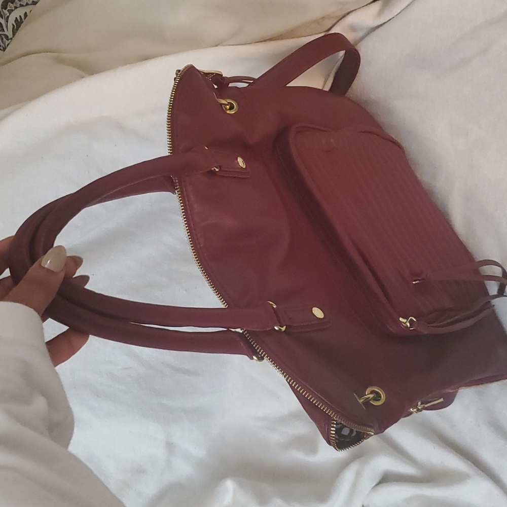 Steve Madden Burgundy purse - Picture 1 of 12